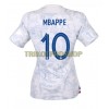 Original Fußballtrikot Frankreich Kylian Mbappé 10 Auswärtstrikot WM 2022 Für Damen